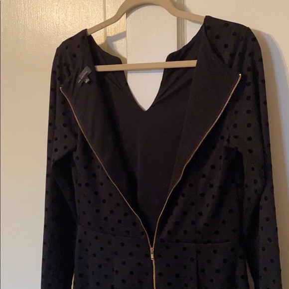 THE LIMITED LS Velvet Polkadot Dress - Picture 6 of 7